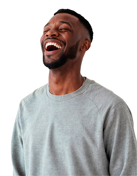 Smiling man